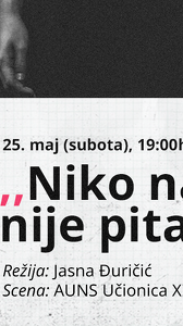 Niko nas nikada nije pitao